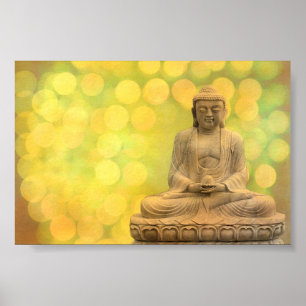 Poster buddha leve (yellow)