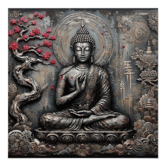 PÓSTER BUDDHA MEDITING AP #14 (Frente)