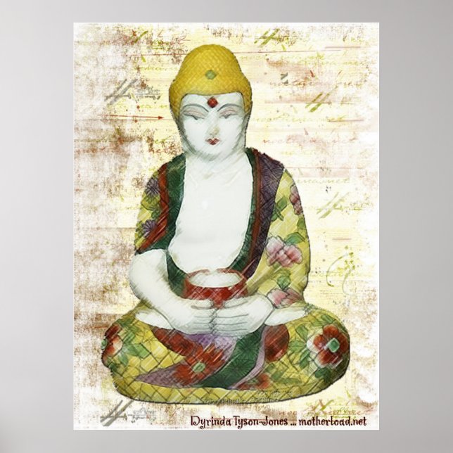 Poster Buddha nº 1 ou "Não é o original?" (Frente)