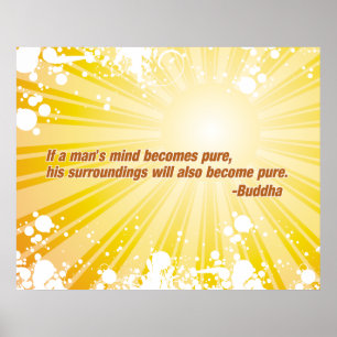 Póster Buddha puro