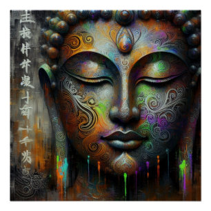 PÓSTER BUDDHA TRANSCENDENTAL ARTE Nº 2