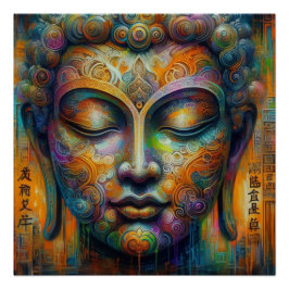 PÓSTER BUDDHA TRANSCENDENTAL ARTE Nº 6