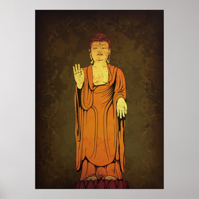 Póster Buddha Vitarka Mudra (Frente)