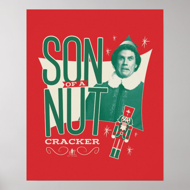 Poster Buddy, o Filho do Elf de um Noz-Cracker (Frente)