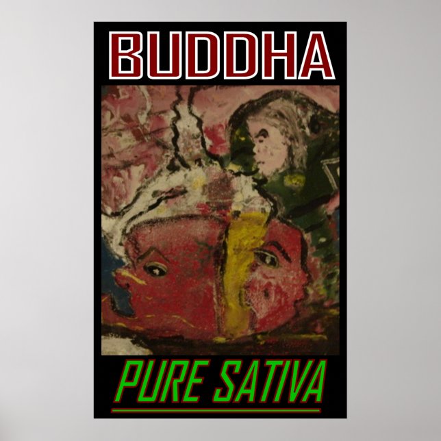 POSTER BUDHA PURE SATIVA (Frente)