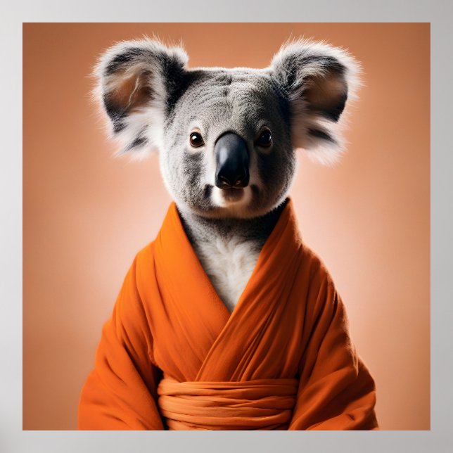 Poster Budista Koala (Frente)