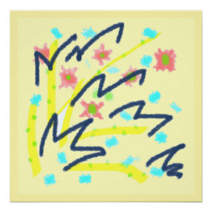 Póster Buds De Scribble Glossy Poster