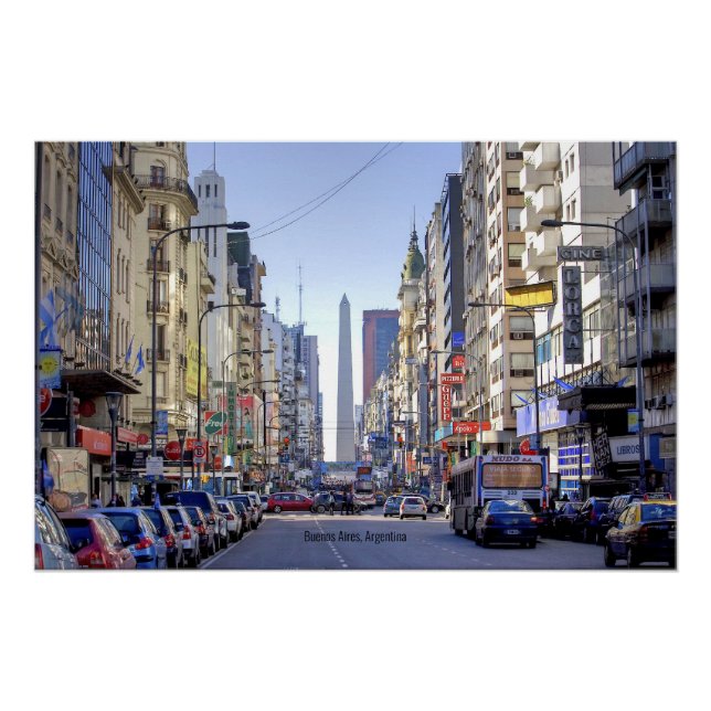Póster Buenos Aires, Argentina (Frente)