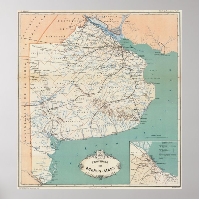 Poster Buenos Aires, Argentina (Frente)