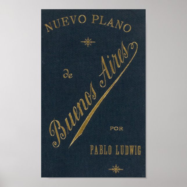 Póster Buenos Aires Argentina (Frente)