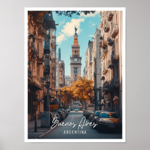 Poster Buenos Aires Argentina Linda Cidade