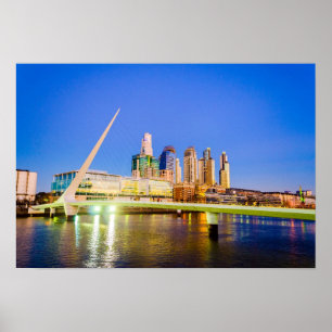 Póster Buenos Aires na noite