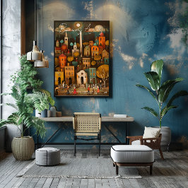 Póster Buenos Aires: Paris of South America - Whimsical