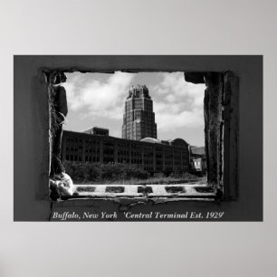 Póster Búfalo, New York 'Termi central…
