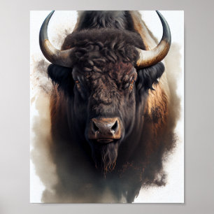 Poster Buffalo Americano