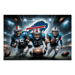 Póster Buffalo Bills 1