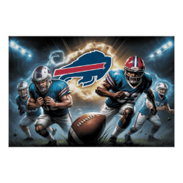 Póster Buffalo Bills 3