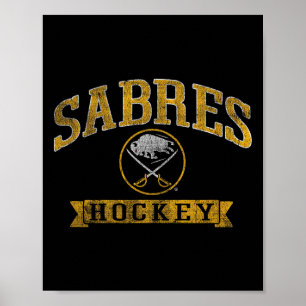 Poster Buffalo Sabres Vintage Hóquei Azul Licenciado Ofic