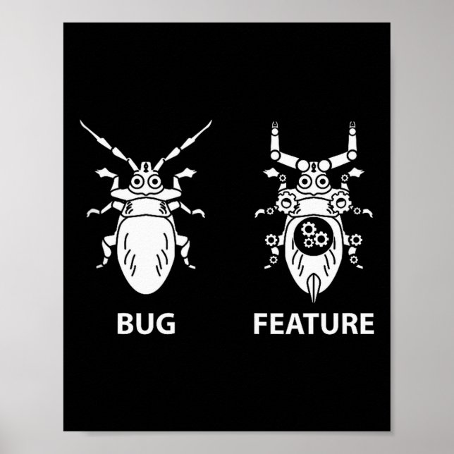 Poster Bug Or Feature Tank Top  (Frente)