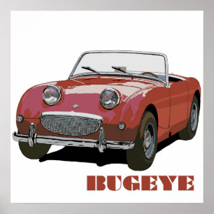 Póster Bugeye vermelho