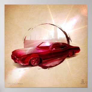 Póster Buick Riviera 1968