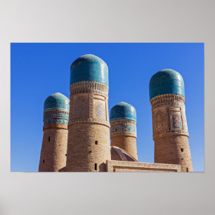 Poster Bukhara, Uzbequistão - Chor Minor Madrassah