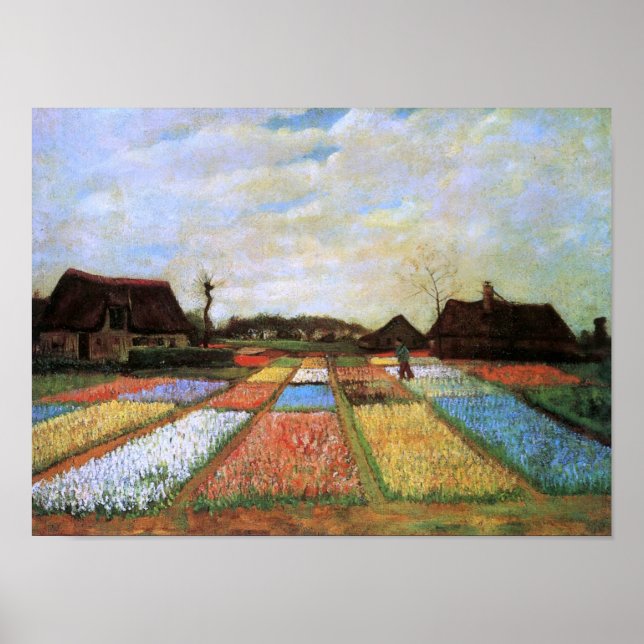 Póster Bulb Fields (F186)Van Gogh Fine Art (Frente)