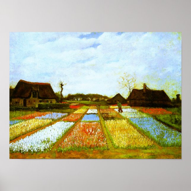 Póster Bulb Fields Van Gogh Fine Art (Frente)