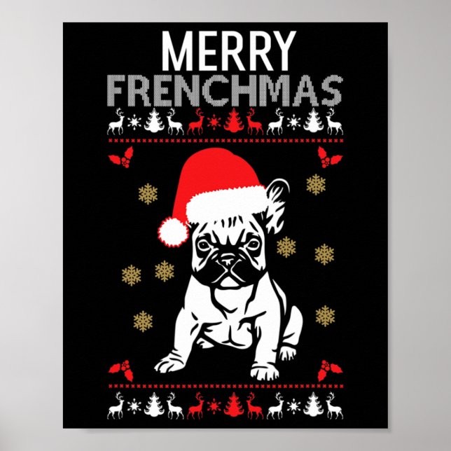Poster Buldogue Francês Francês (Frente)