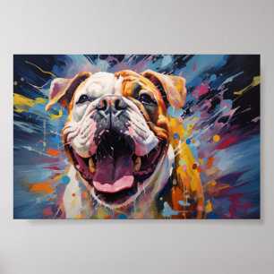 Poster Buldogue Inglês
