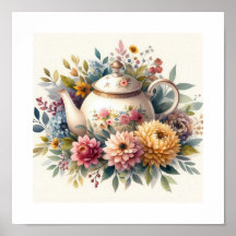 Bule de Chá Floral 5
