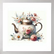 Bule de Chá Floral 7