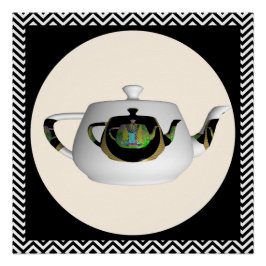 Póster Bule Triplo Chevron