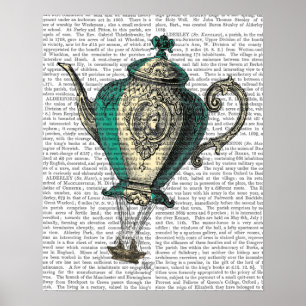 Póster Bule voador 1 Verde e Amarelo