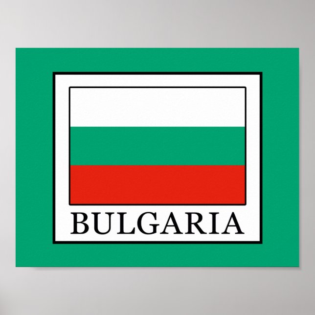Póster Bulgária (Frente)