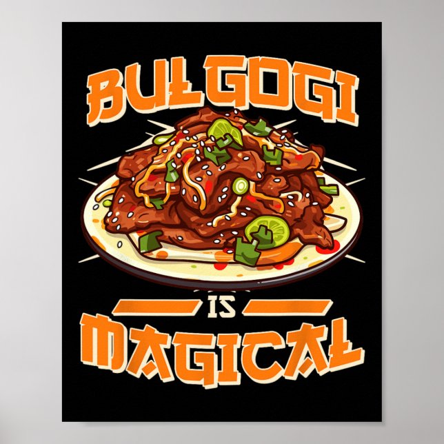 Poster Búlgaro É Magro E Engraçado Declaração De Churrasc (Frente)