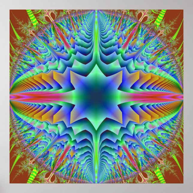 Póster Búlgaro Mandala (Frente)