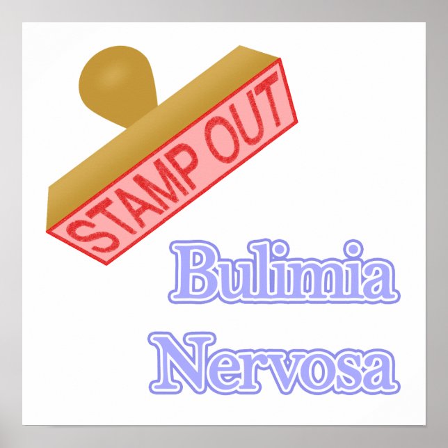 Póster Bulimia Nervosa (Frente)
