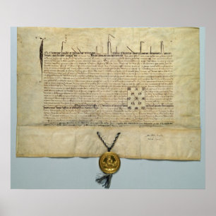 Póster Bull do imperador romano santamente de Charles IV