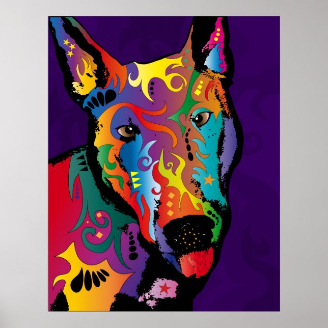 Póster Bull Terrier (Frente)