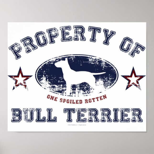 Póster Bull Terrier (Frente)