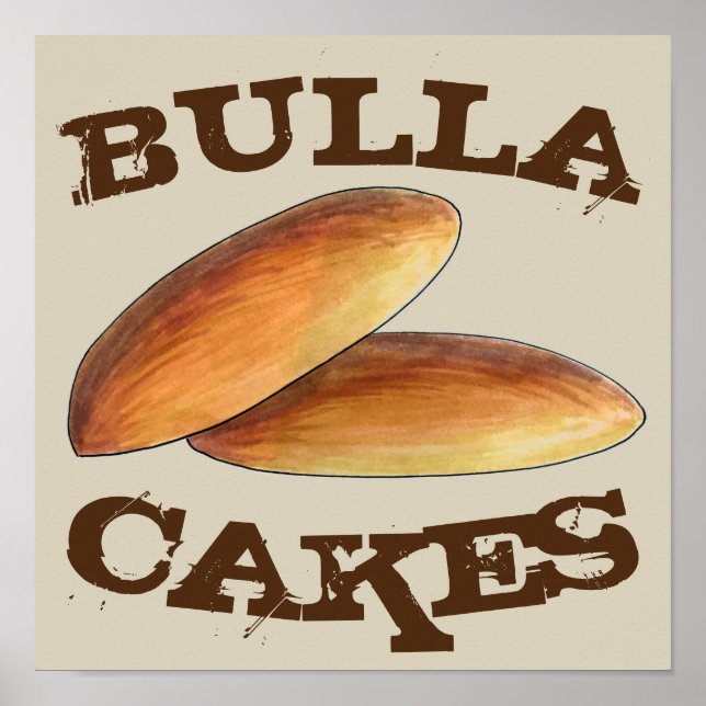 Poster Bulla Cakes Tradicional De Melaços Jamaicanos (Frente)