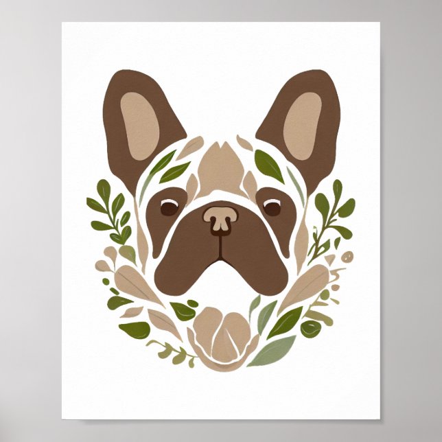 Poster Bulldog Art Francês (Frente)