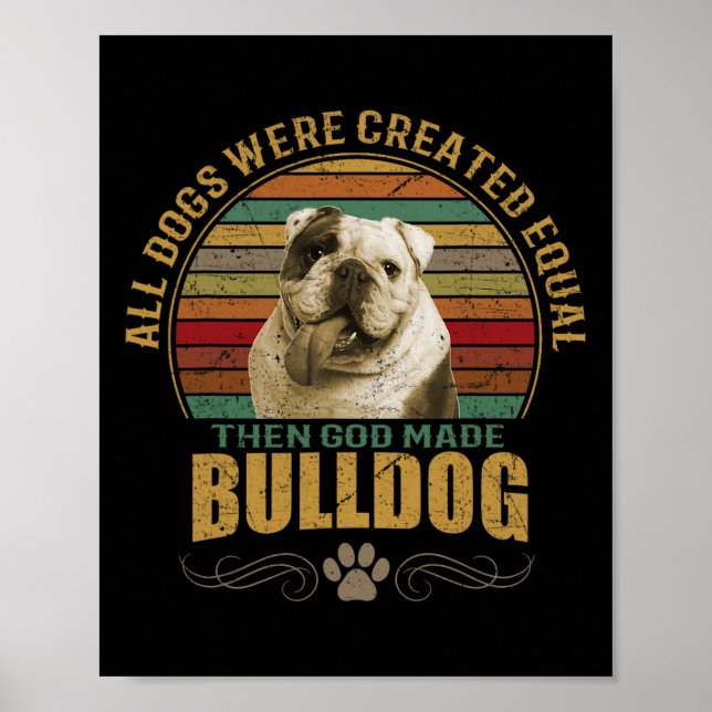 Poster Bulldog criado (Frente)