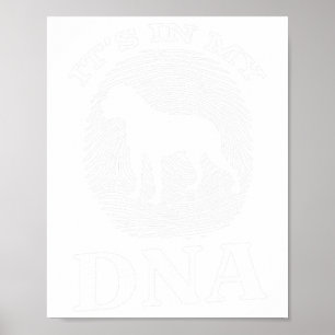 Poster Bulldog Dna I Fingerprint American Buldog