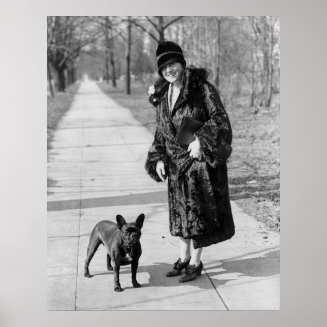 Poster Bulldog Francês, 1920 (Frente)