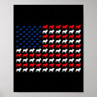 Bulldog francês patriota bandeira americana french