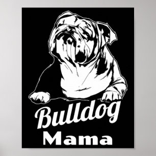 Poster Bulldog Mama
