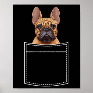 Poster Bulldog No Pocket Frenchie Pocket