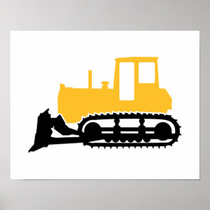 Póster Bulldozer